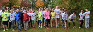 kids waiting at start line of ocr