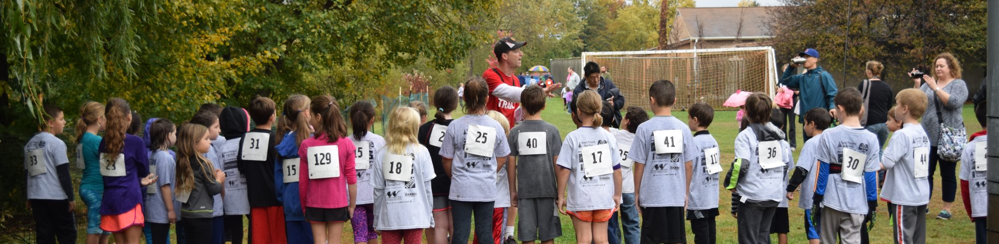 kids at ocr start line