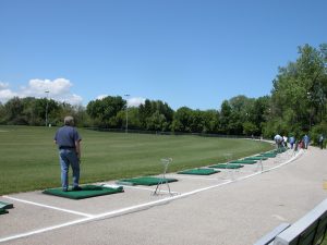 driving range in use