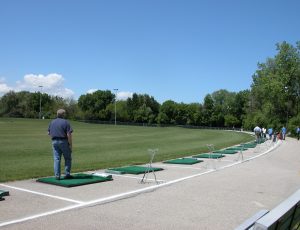 driving range in use