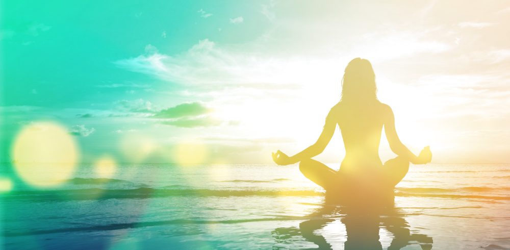 photo of person meditating