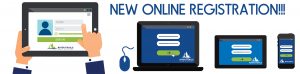 new online registration banner