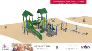 proposed playground equipment for burning bush park