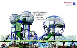 photo of proposed playground equipment for burning bush park