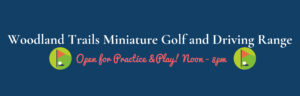 mini-golf and driving range are open