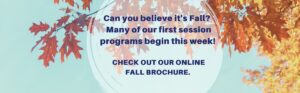 check out our fall brochure