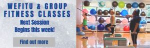Group Fitness Classes Session start next week