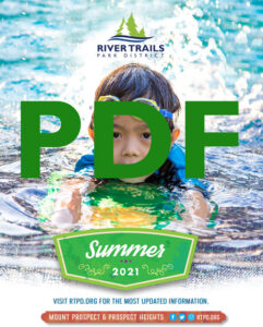 brochure cover picture- child in pool