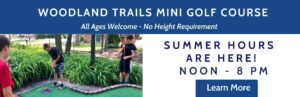 kids playing mini-golf