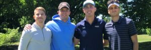 photo of foursome on golf course