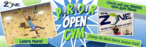 open gym at our parkour building