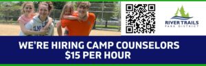 hiring camp counselors with QR code